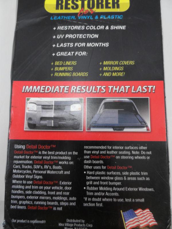 NEW Detail Doctor Instant Restorer For Leather, Vinyl & Plastic - AS SEEN ON TV!, US $19.45, image 2