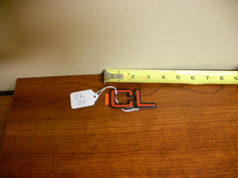 Cl emblem, badge, chevrolet celebrity, gm, new adhesive backing, art or restore