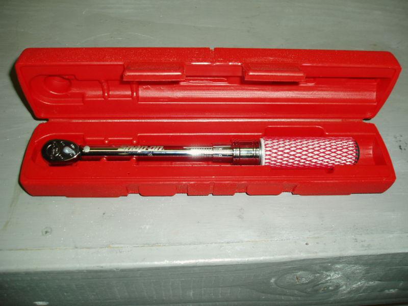 Snap on 1/4 drive torque wrench