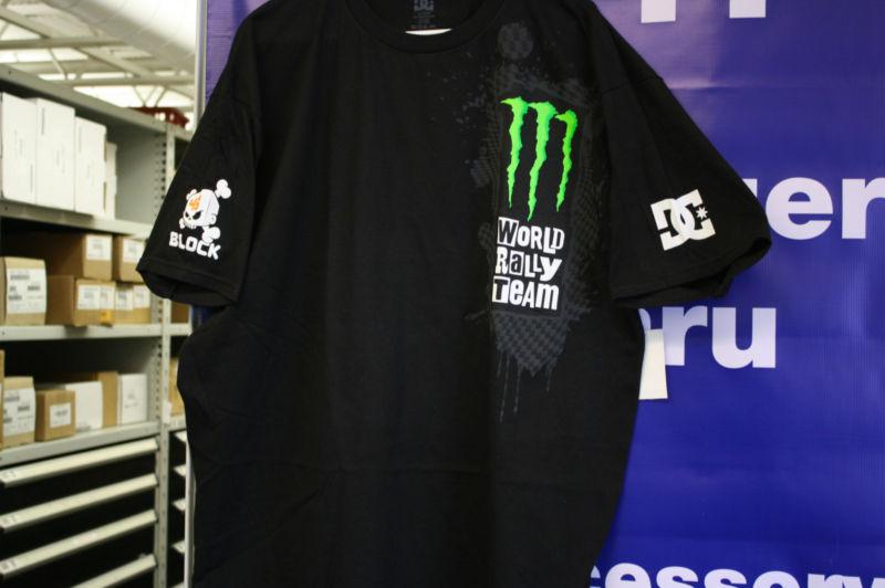 Dc ken block monster world rally team black skid tshirt xlarge