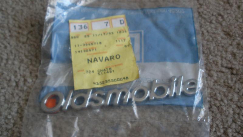 Nos new in package 1988 1989 1990 1991 oldsmobile cutlass hood emblem 20695878