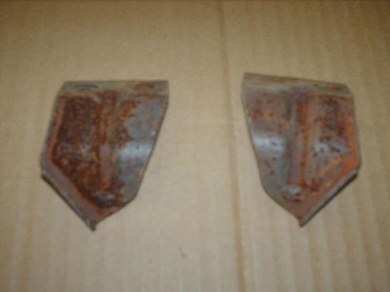 1946 chevy truck front hood side brackets