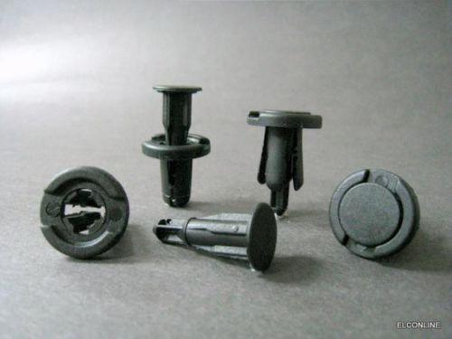 #day0 elk066 car panel bumper trim clip  push-typed pin retainer  black 30 sets