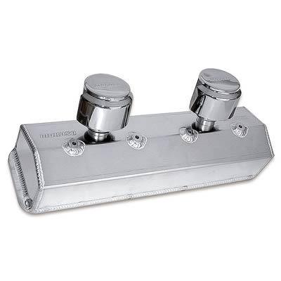 Moroso fabricated aluminum valve covers 68026 chevy sbc 283 305 350 400 natural