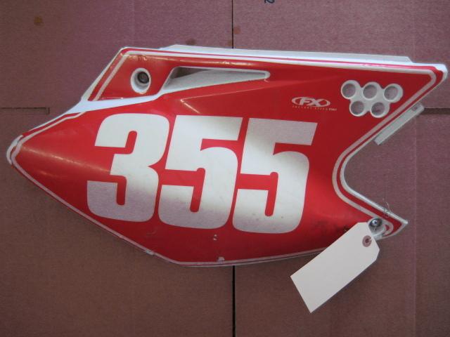 2006 kawasaki kx 250 f right side number plate