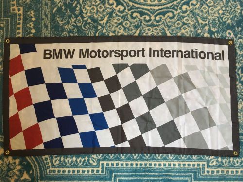 Bmw banner flag - motorsport alpina hartge m3 mtechnic m535i m6 e36 dtm e30 m1