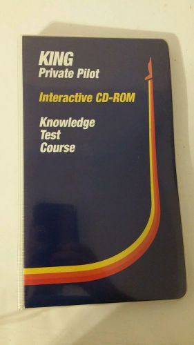 King private pilot interactive cd-rom knowledge test course pilot license study