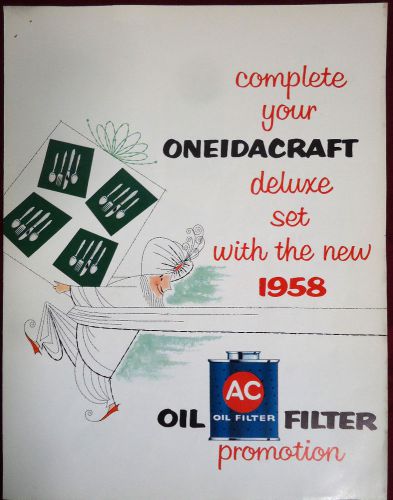 Ac oil filter promotional flyer