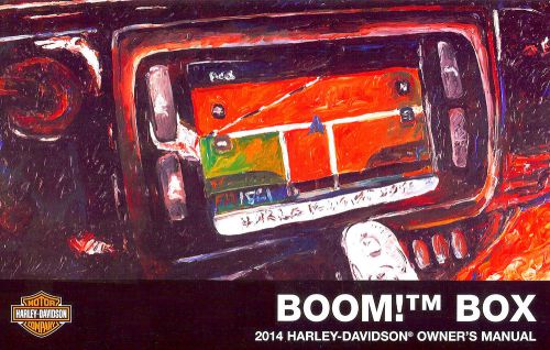 2014 harley-davidson boom box owners manual -flhxs-flhtcu-flhtk-flhtcutg