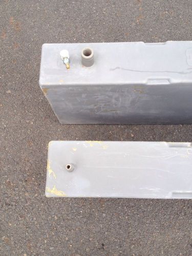 Two boat fuel tanks