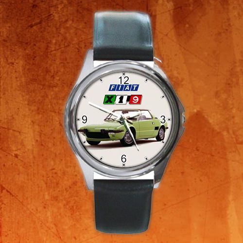 Round metal watch new !! 1973 fiat x 1/9 x 1 9 emblem logo