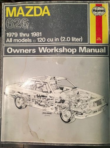 1979-1981 mazda 626 haynes repair manual, owners workshop