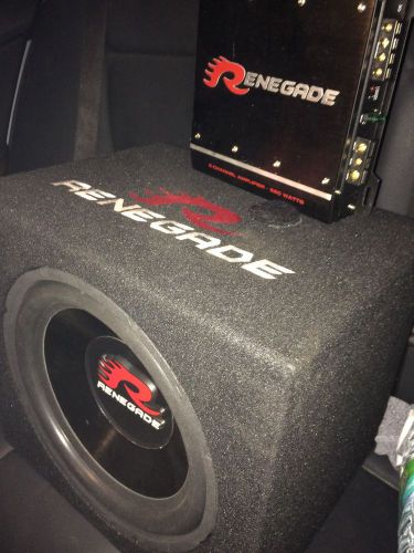 12" subwoofer with amp
