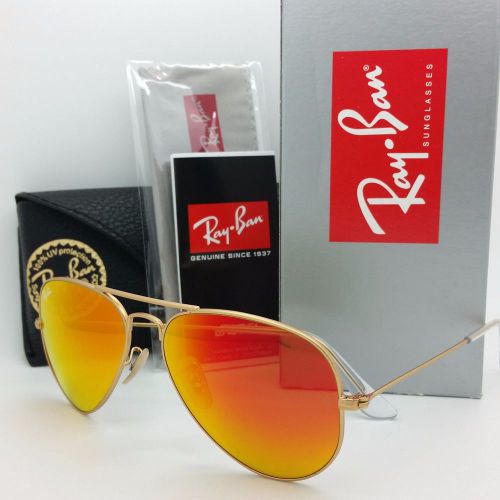 New gold/orange mirror 58mm sunglasses