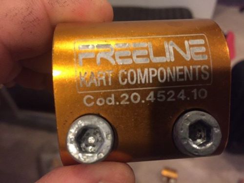 Freeline bar clamps used/new for go kart racing birel 30 mm only