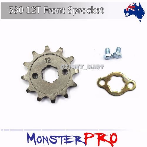 Front chain sprocket 20mm 530 12t  250cc 300 atv quad dirt bike buggy pit pro