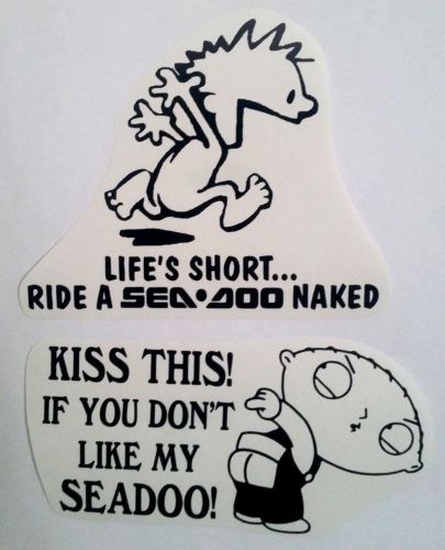 Seadoo naked kiss this decal jetski pwc jet boat challenger speedster trailer