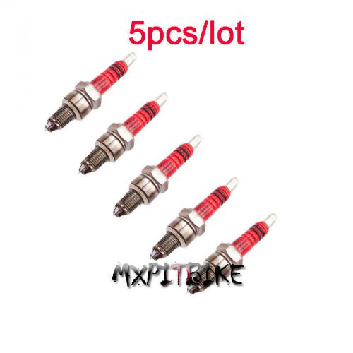 3 electrode ignition spark plug a7tc pit dirt bike atv scooter 50cc 110c 125cc