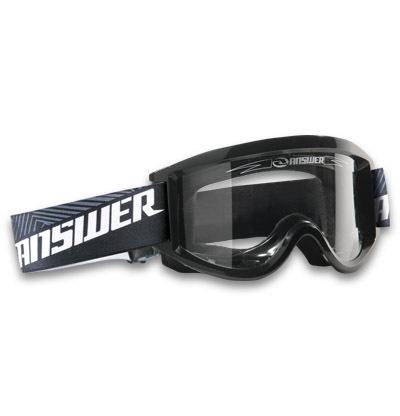 Answer youth black dirt bike motocross helmet goggles mx atv