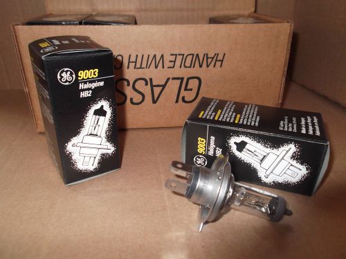 Case lot of 10 ge 9003 halogen bulbs  new in box