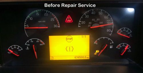 Repair service volvo vn vnl semi gauge cluster speedometer instrument panel
