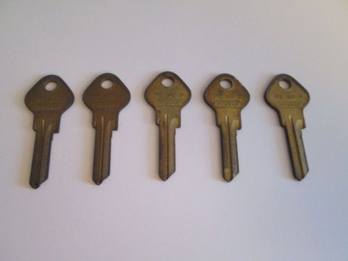 Vintage  desoto  blank car keys-01199ar-5 piece collection