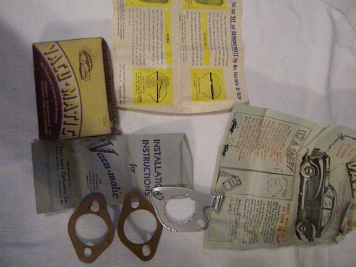 Vintage vacu-matic carburetor control