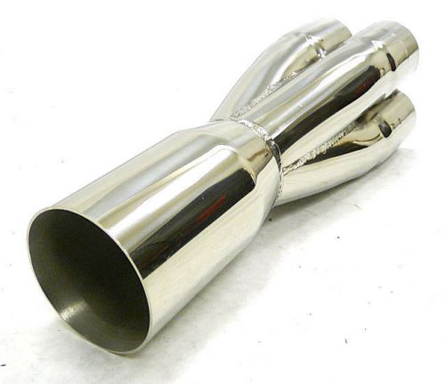 Obx racing hf 4-1 exhaust universal merge collector primary 2.0&#034; 3.0&#034; od outlet