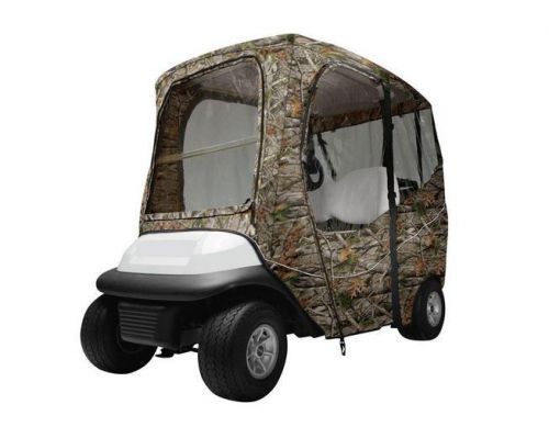 Camo golf car enclosure cover camouflage go club 2 person passenger rain w case