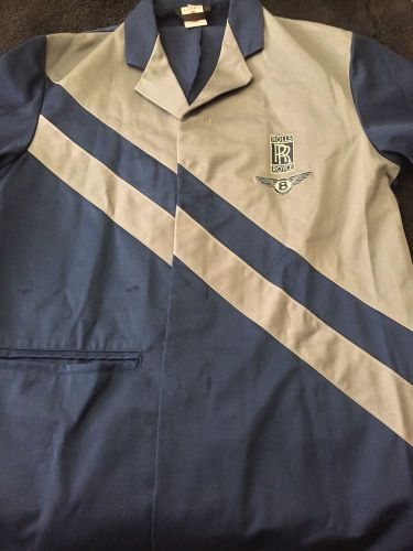 Rolls-royce bentley vintage 1994-98 crewe factory bench work coat new men's s