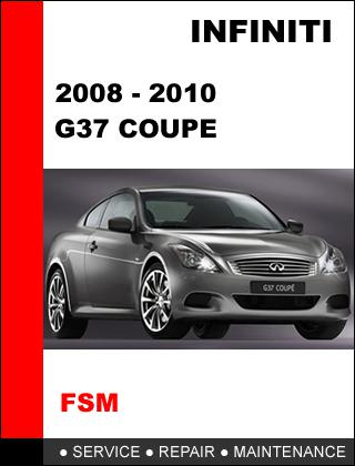 Infiniti g37 coupe 2008 - 2010 factory service repair manual access in 24  hours