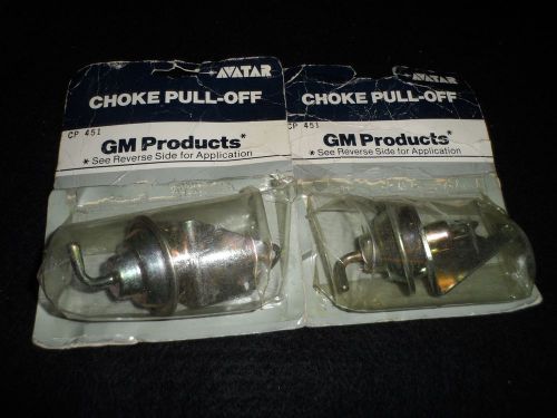 2 gm choke pull-off carburator cp451 buick 70/74 cab r2 eng 350 vintage usa made
