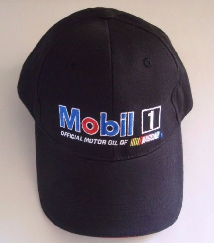 New ~mobil 1  'offical motor oil of nascar"  baseball hat~ tony stewart