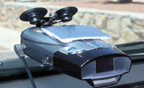 Radar sunshield. protect radar detector from sun damage