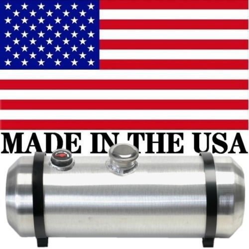 Beach buggy fuel tank - 10x30 spun round aluminum gas tank - 9.75 gallons
