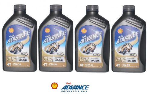 Shell advance ultra 4t motorcycle oil 15w50 - ducati official oil 4 liters