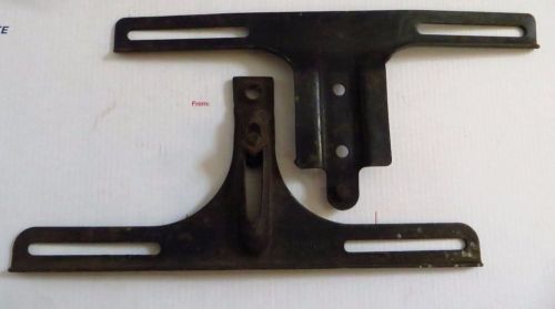 Vintage licence plate brackets 1930's 1940's rat rod parlux guide