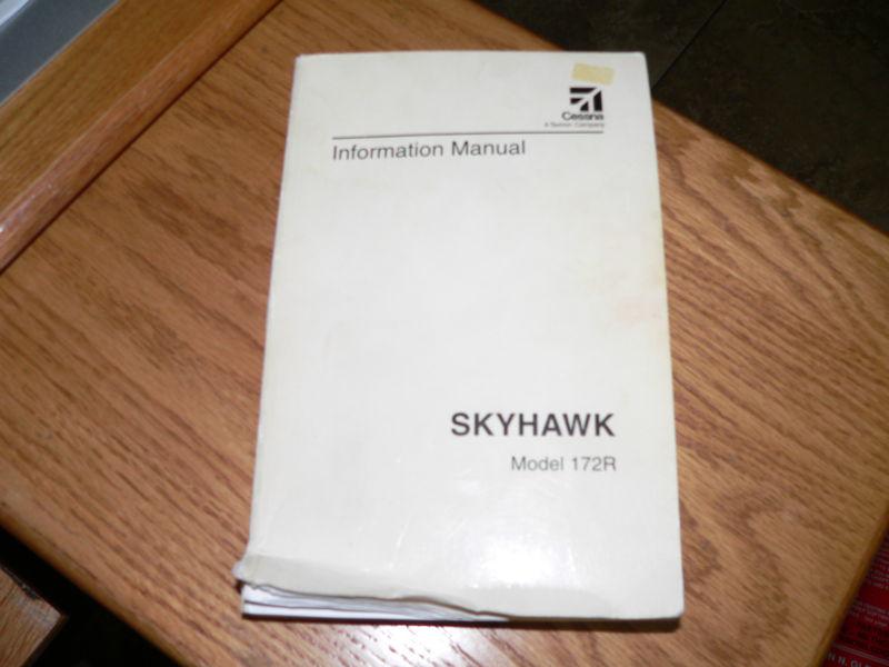 Cessna 172r skyhawk information manual