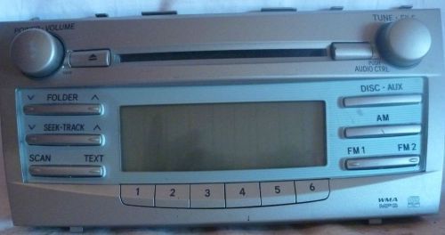 07 08 09 toyota camry factory oem radio cd mp3 11832 control panel face