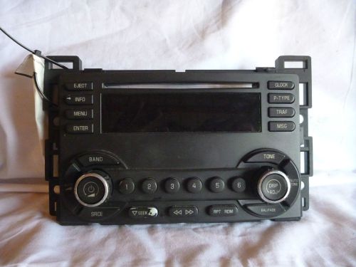 04-06 chevrolet malibu radio cd player face plate control panel 15849575 oem