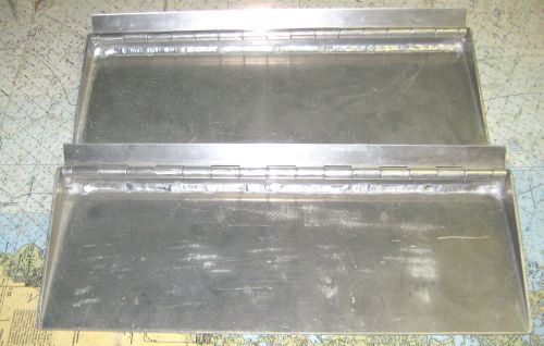 Aluminum trim tabs 16-1/4&#034; wide x 5-3/4&#034; long