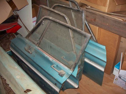 1965 plymouth belvedere ii station wagon 4 dr sedan doors set of 4