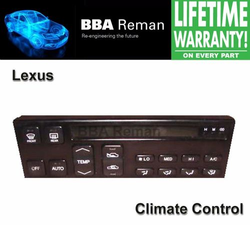 Lexus climate control repair service ls400 heater temperature ac air conditioner