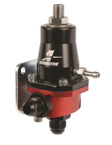 Aeromotive fuel pressure regulator 30-70 psi and blk anodized universal ea 13105