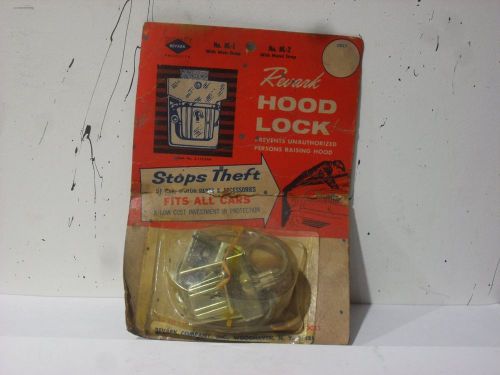 Vintage revark hood lock no. nl-2 metel strap n.o.s.