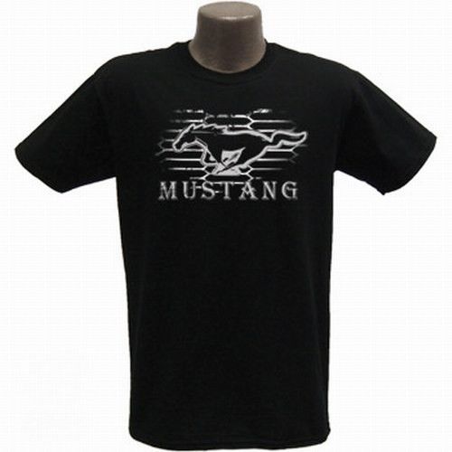 Ford mustang modern grille logo t-shirt tee black in xx-large 2xl