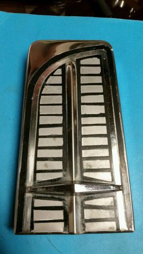 1963 lincoln continental convertible  left rear trunk trim section