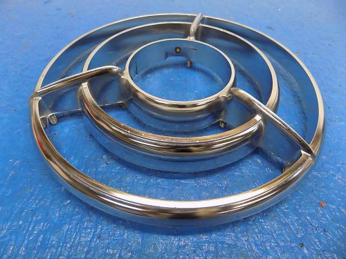 1951 pontiac chieftain dash clock bezel 511573 blc no rust pits nice