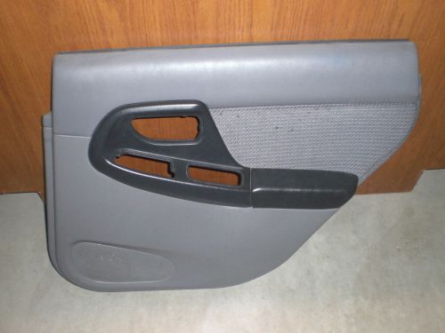 02 03 subaru impreza ts wagon passenger rear door card panel rh right back oem