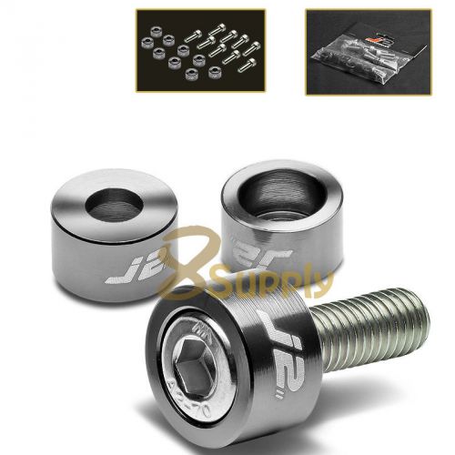 Gun metal j2 aluminum header manifold cup washer+bolt kit db dc2 dc5 cl ap1 ap2